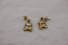 G Bear Earrings - Stainless Steel