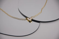 Colar Heart Shape - Aço Inoxidável