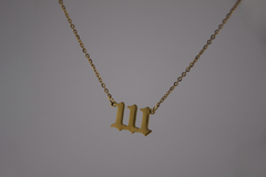 Colar Angel Number - Aço Inoxidável