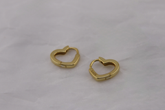 Brincos Love Shape - Prata 925