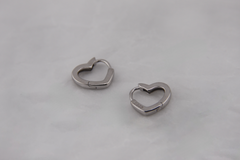 Brincos Love Shape - Prata 925